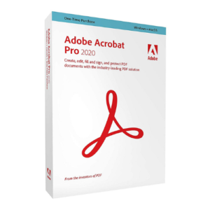 Adobe Acrobat Pro 2020 Multi-Platform IE AOO License 1 User
