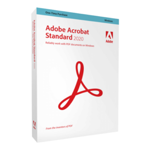 Adobe Acrobat Standard 2020 Windows IE AOO License 1 User